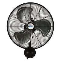 High-Velocity Oscillating Wall Fan, Industrial, 3 Speed, 20" Diameter SPOC Demo