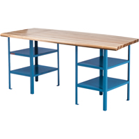 &eacute;tabli sur pi&eacute;destal extra robuste, Cap 2500 lb, 120" la x 30" p, 34" h SPOC Demo
