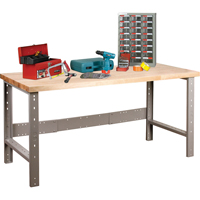 &eacute;tabli pr&eacute;conçu, Dessus & montants seulement, Cap 2500 lb, 72" la x 30" p, 34" h SPOC Demo