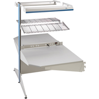 Arlink Preconfigured Workstation, 36" W x 56" D x 84" H, Double Sided Corner Add-On SPOC Demo