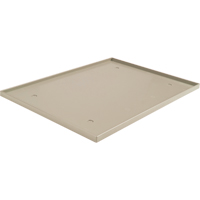 Fond de casier, Convient aux casiers 12" x 18", Beige, Plastique SPOC Demo