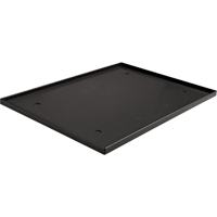 Fond de casier, Convient aux casiers 12" x 18", Noir, Plastique SPOC Demo