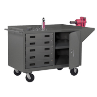 Mobile Workbench Cabinet, Steel Surface SPOC Demo