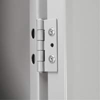 Clean Line Lockerette, 6 -tier, Bank of 4, 48" x 18" x 78", Steel, Beige, Rivet (Assembled) SPOC Demo