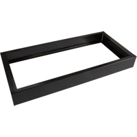 Base encastr&eacute;e pour casiers robustes enti&egrave;rement soud&eacute;e Concorde, 3 Blocs, 4" lo x 36" la x 17" p, Noir, Acier SPOC Demo