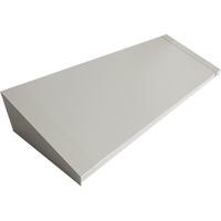 All-Welded Concorde - Heavy-Duty Lockers Sloping Top, 4 Bank, 18" D x 48" W x 6" H, Grey, Steel SPOC Demo