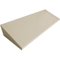 All-Welded Concorde - Heavy-Duty Lockers Sloping Top, 4 Bank, 18" D x 48" W x 6" H, Beige, Steel SPOC Demo