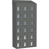 Casiers robustes Concorde, 6 niveaux, Bloc de 3, 36" x 18" x 78", Acier, Charbon, Soud&eacute; (assembl&eacute;) SPOC Demo