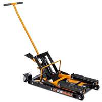 ATV and Motorcycle Jack, 0.75 Ton(s) Capacity, 4-2/3" Lowered, 14-1/2" Raised, Manual Hydraulic SPOC Demo