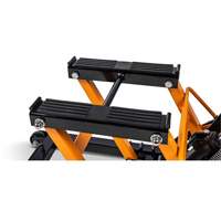 ATV and Motorcycle Jack, 0.75 Ton(s) Capacity, 4-2/3" Lowered, 14-1/2" Raised, Manual Hydraulic SPOC Demo