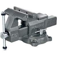 K65 Professional Workshop Vise, 6-1/2" Jaw Width, 3-7/8" Throat Depth, Swivel Base SPOC Demo