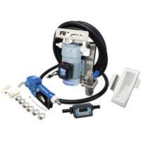 Pompe de transfert de fluide d'&eacute;chappement diesel (DEF) 115 V CA avec support pour cuve GRV, pistolet et compteur SPOC Demo