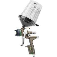 Pistolet de peinture de premi&egrave;re qualit&eacute; pour peinture automobile avec psi num&eacute;rique X5500 HVLP 1,2 I RPS D, Entr&eacute;e d'air 1/4" NPT, 15,19 pi³/min, Capacit&eacute; 0,6 L/0,9 L, 0,17 psi SPOC Demo