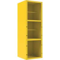 Spill Control Cabinet, 1 Shelves, 72" H x 24" W x 24" D, Steel, Yellow SPOC Demo