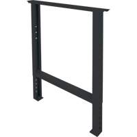 Pattes d'&eacute;tabli pour service industriel, Acier, 30" p x 34" h, Simple SPOC Demo