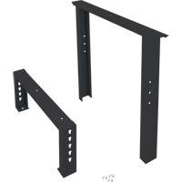 Pattes d'&eacute;tabli pour service industriel, Acier, 30" p x 34" h, Simple SPOC Demo