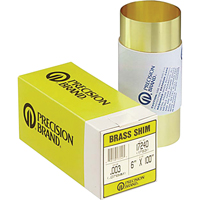 Assortiments de cales d'&eacute;paisseur &agrave; rainure, 3" lo x &eacute;paisseur 0,001"- 0,125", 3" la, Acier inoxydable SPOC Demo