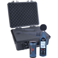 Ensemble de sonom&egrave;tre enregistreur et de calibrateur SPOC Demo