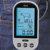 Wireless Meat & Poultry Thermometer, Contact, Digital, 32-482°F (0-250°C) SPOC Demo