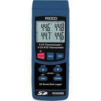 Thermom&egrave;tre &agrave; thermocouple pour enregistreur de donn&eacute;es avec certificat de calibration SPOC Demo