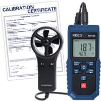 Thermo-an&eacute;mom&egrave;tre &agrave; aube R4100 avec volume d'air et certificat d'&eacute;talonnage, Enregistrement des donn&eacute;es, Gamme de v&eacute;locit&eacute; d'air de 0,4 - 30 m/sec SPOC Demo