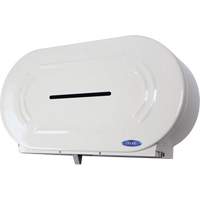 Twin Jumbo Toilet Paper Dispenser, Multiple Roll Capacity SPOC Demo