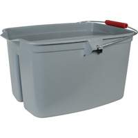 Seau &agrave; double usage, Capacit&eacute; de 5 gal. US (20 pintes), Gris SPOC Demo