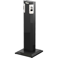 Cendrier sur socle, Sur pied, M&eacute;tal, Capacit&eacute; 1,6 gal. US, Hauteur 41-1/2" SPOC Demo