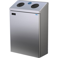 Wall Mounted Recycling Station, Bulk, Stainless Steel, 29 gal. SPOC Demo