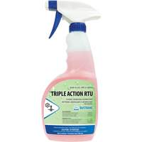 Action triple - nettoyant, d&eacute;graissant et d&eacute;sinfectant, 750 ml, Bouteille &agrave; g&acirc;chette SPOC Demo