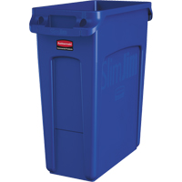 Slim Jim&reg; Vented Containers, Deskside, Polyethylene, 16 US gal. SPOC Demo