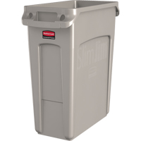 Slim Jim&reg; Vented Containers, Deskside, Polyethylene, 16 US gal. SPOC Demo