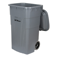Roll Out Garbage Bin, Polyethylene, 65 US gal. SPOC Demo