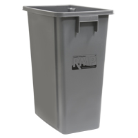 Recycling & Garbage Bin, Plastic, 16 US gal. SPOC Demo