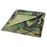 Tarp, Heavy-Duty, Camouflage, 6' x 8' x 6 mils SPOC Demo