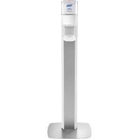 Messenger ES6 Silver Panel Floor Stand with Dispenser SPOC Demo