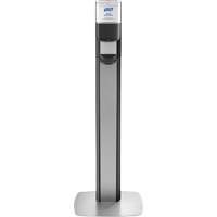 Messenger ES8 Silver Panel Floor Stand with Dispenser SPOC Demo