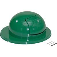 Drum Waste Disposal Top, Dome Lid, Metal, Fits Container Size: 23-1/2" Dia. SPOC Demo