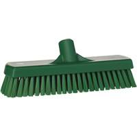 Deck & Wall Scrub Brush, Stiff Bristles, 12", Polyester, Green SPOC Demo