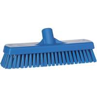Brosse &agrave; r&eacute;curer pour planchers et murs, Crins Ferme, 12", Polyester, Bleu SPOC Demo