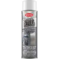 Stainless Steel Polish & Cleaner, 20 oz., Aerosol Can SPOC Demo