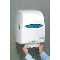 Distributeur de serviettes en rouleaux durs Sanitouch, Manuel/Sans contact, 12,63" la x 10,2" p x 16,13" h SPOC Demo