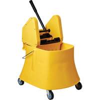 Champ Bucket & Wringer Combo, Down Press, 7.5 US Gal. (30 Quarts), Yellow SPOC Demo