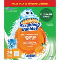 Recharge de tampons pour la brosse pour cuvettes Scrubbing Bubbles Fresh Brush, Recharge SPOC Demo