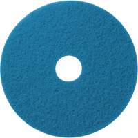 Floor Pads, 12", Cleaning/Scrubbing, Blue SPOC Demo