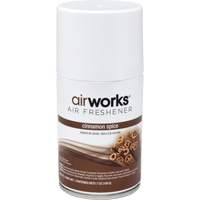 AirWorks&reg; Metered Air Fresheners, Cinnamon Spice, Aerosol Can SPOC Demo