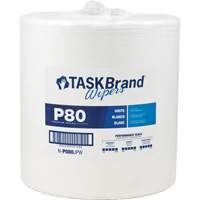 TaskBrand&reg; P80 Premium Series Wipers, Heavy-Duty, 13" L x 12" W SPOC Demo