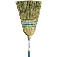Light-Duty Indoor/Outdoor Corn Broom, 5-String, Wood Handle SPOC Demo