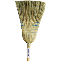 Heavy-Duty Corn Broom, 2-String, Wood Handle SPOC Demo