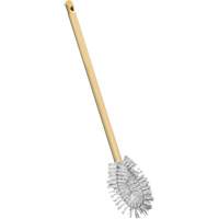 HD Toilet Brush with Wire Centre, 20" L, Polypropylene Bristles, Yellow SPOC Demo